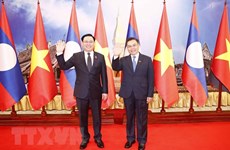 Presidente de la Asamblea Nacional de Vietnam concluye visita a Laos