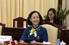 Dirigente partidista de Vietnam realiza visita a la provincia laosiana