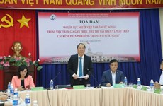 Promueven exportaciones a través de empresarios vietnamitas en extranjero