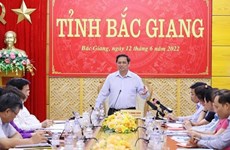 Piden a provincia vietnamita de Bac Giang promover recuperación y desarrollo socioeconómico