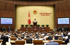 Última jornada de trabajo del tercer periodo de sesiones del Parlamento vietnamita