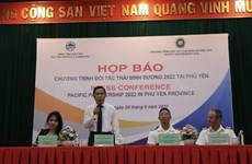 Programa de Asociación del Pacífico tendrá lugar en provincia de Phu Yen en julio
