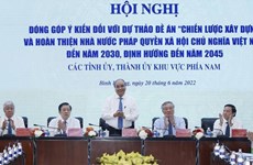 Vietnam continúa evaluación para perfeccionar construcción de Estado de derecho socialista