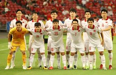 Selección vietnamita de fútbol sigue estar entre las 100 mejores del mundo