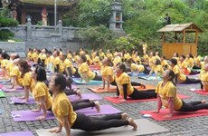 Provincia vietnamita acoge el 8º Día internacional del Yoga