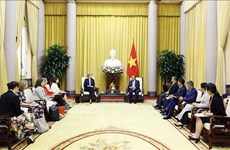 Presidente de Vietnam recibe a ministra de Asuntos Exteriores de Australia