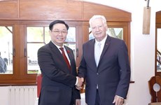 Máximo dirigente legislativo vietnamita se reúne con vicepresidente del Parlamento húngaro