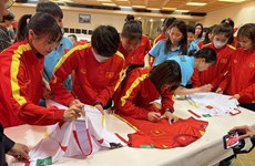 Selección femenina de fútbol de Vietnam jugará amistoso con Francia