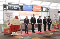Ciudades japonesas de Fukuoka y Nagoya dan bienvenida a nuevos vuelos de Vietjet