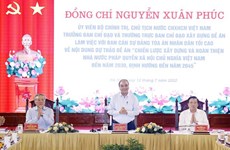 Insta presidente vietnamita a construir sector judicial avanzado y moderno, al servicio del pueblo