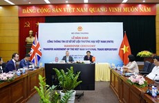 Reino Unido entrega portal de base de datos de comercio a Vietnam