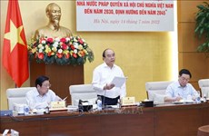 Presidente vietnamita dirige reunión sobre construcción del Estado de derecho socialista