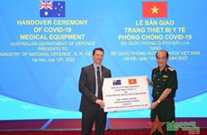 Vietnam recibe equipos médicos obsequiados por Australia