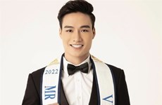 Modelo vietnamita coronado Mister Supranational Asia 2022