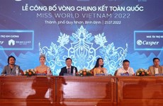 Celebran ronda final de Miss Mundo Vietnam 2022 en ciudad de Quy Nhon