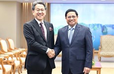 Premier vietnamita recibe al presidente del Consejo Administrativo de JBIC 