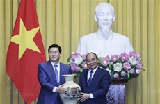 Presidente exhorta a aumentar inversión de Corea del Sur en Vietnam
