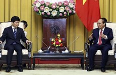 Presidente vietnamita recibe a gobernador de prefectura japonesa de Gunma 
