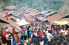 Feria de mercado destaca cultura de zona montañosa de región norvietnamita 