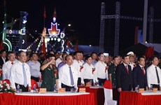 Presidente vietnamita asiste al 50 aniversario de la victoria de Cam Doi