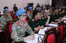 Vietnam empeñado en establecer fuerza de mantenimiento de paz disciplinada y altamente profesional 