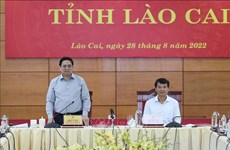  Primer ministro de Vietnam realiza gira de trabajo por provincia de Lao Cai