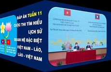 Nutrida participación en concurso sobre relaciones especiales Vietnam - Laos