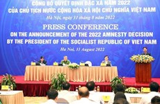 Anuncian decisión del Presidente de Vietnam sobre amnistía en 2022