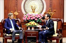 Dirigente de Ciudad Ho Chi Minh recibe al enviado especial del Presidente de Estados Unidos