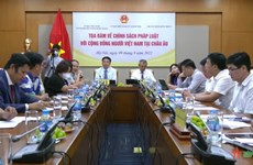 Efectúan taller sobre políticas legales para vietnamitas en el extranjero