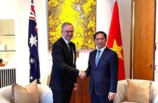 Canciller vietnamita realiza visita de cortesía al primer ministro de Australia 