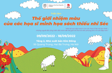 Ilustraciones de libros infantiles checos exhibidas en Hanoi