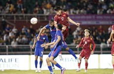 Vietnam gana 4-0 ante Singapur en partido amistoso de fútbol