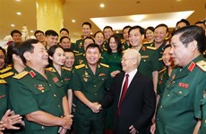 Exhortan a aportes de jóvenes militares vietnamitas al desarrollo nacional
