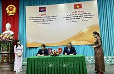 Provincias de Vietnam y Camboya cooperan en lucha contra trata de personas