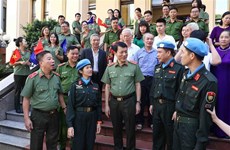 Vietnam envía otros oficiales al mantenimiento de paz de ONU