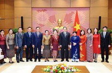 Parlamentos vietnamitas y laosianas comparten experiencias en asuntos sociales