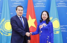 Vicepresidenta vietnamita concluye viaje a Kazajstán