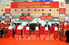 Inauguran ruta aérea directa entre Da Nang y Mumbai, Nueva Delhi 