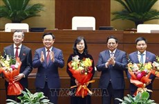 Parlamento vietnamita ratifica nombramiento de ministros y elección del Auditor General Estatal
