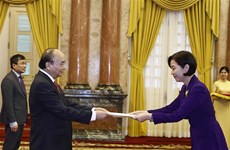 Presidente vietnamita recibe a embajadores de El Salvador, India y Corea del Sur
