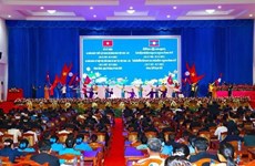 Conmemoran en provincia de Khammouane aniversario de relaciones Laos-Vietnam