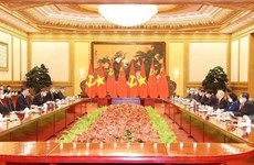 Visita oficial a China de dirigente partidista vietnamita fortalece amistad bilateral