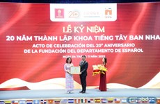 Departamento de Español de Universidad de Hanoi y su remarcable 20º aniversario de fundación