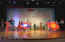 Efectúan programa artístico por el Año de Solidaridad y Amistad Vietnam- Laos 