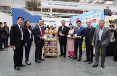 Promueven productos agrícolas vietnamitas en festival de comida vegetariana en Londres