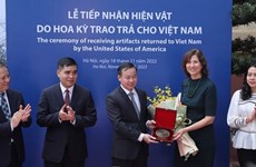 Vietnam recibe antigüedades devueltas por Estados Unidos