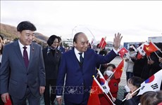 Presidente de Vietnam concluye su visita a Corea del Sur