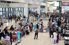 Aeropuerto de Noi Bai podría recibir hasta 80 mil pasajeros/día durante Año Nuevo Lunar 2023