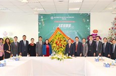 Presidente del Frente de la Patria de Vietnam felicita a la comunidad cristiana por la Navidad